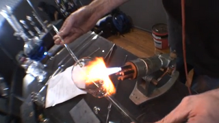 Glassblowing show